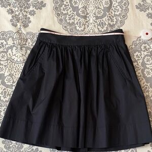 Banana Republic Elegant Black Skater Skirt